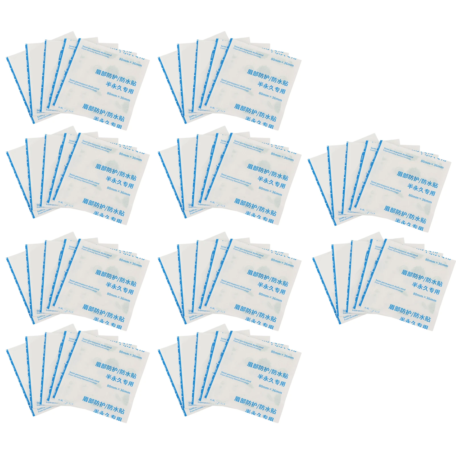 

50pcs Eyebrow Tattoo Protection Waterproof Tape Eyebrow Tattoo Aftercare Paste Tattoo Supplies