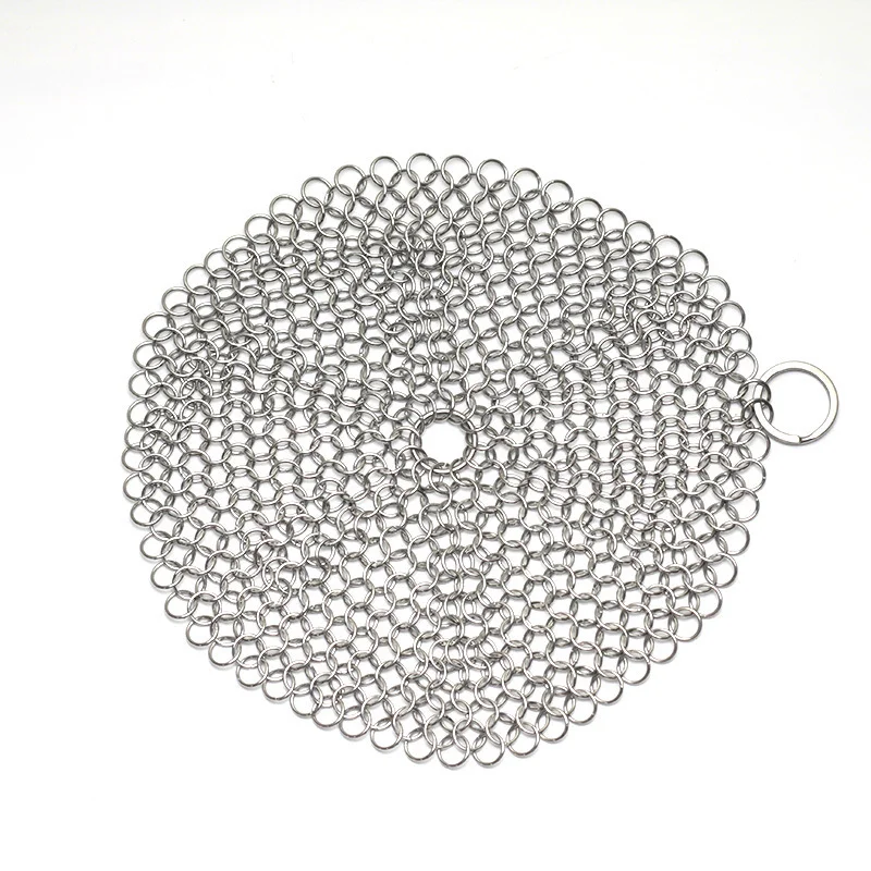 

1 Pc Steel Cleaning Brush Cleaner Finger Cast Iron Palm Chain Mail Tool Wash Kitchen Brush Scrubber Brush