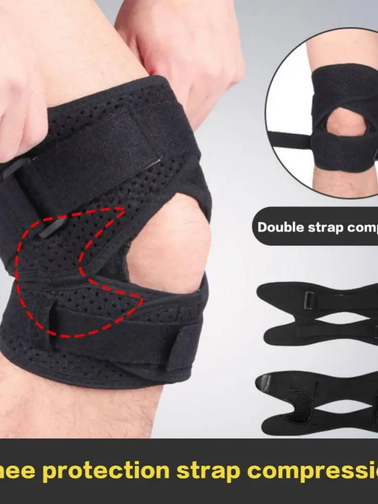 

2022 Unisex New Outdoor Sports Knee Pads Warm Anti-Collision Compression Patella Belt One Piece
