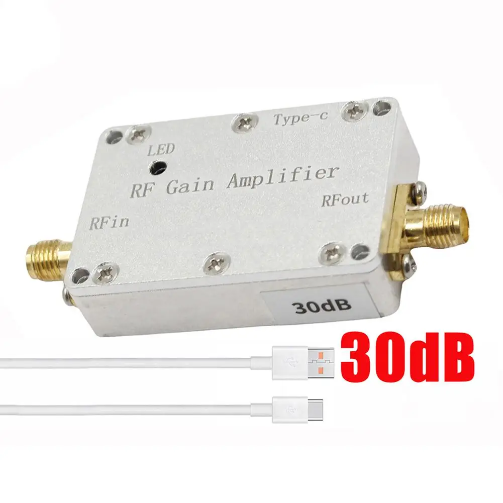 Приемник высокой плоскости 50 м-6 ГГц усилитель сигнала LNA оборудование 20 дБ датчик