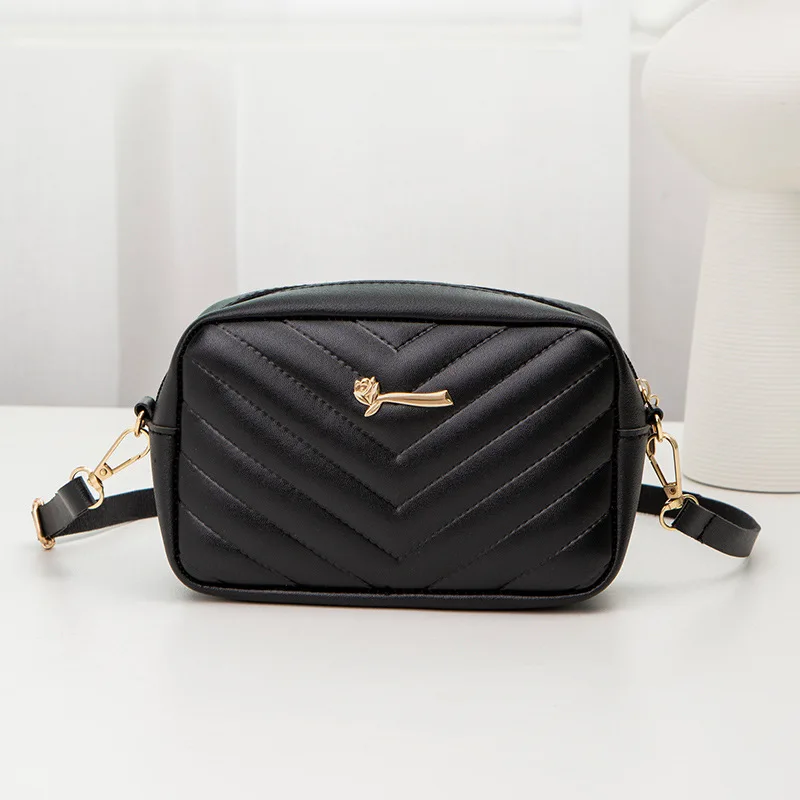 

Модная женская косметичка с вышивкой 2022, Женская сумочка, оптовая продажа, сумка-мессенджер с V-образным узором и волнистым узором