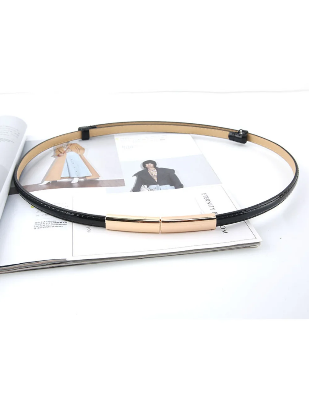 

Ladies Leather Buckle Korean Style Thin Belt Fashion Versatile Dress Shirt Decoration Belts for Women Luxury Designer Brand