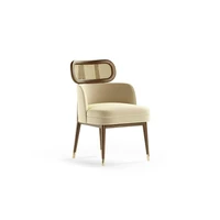 zq light luxury rattan woven couch hotel restaurant reception chair dining chair creative minimalist furniture