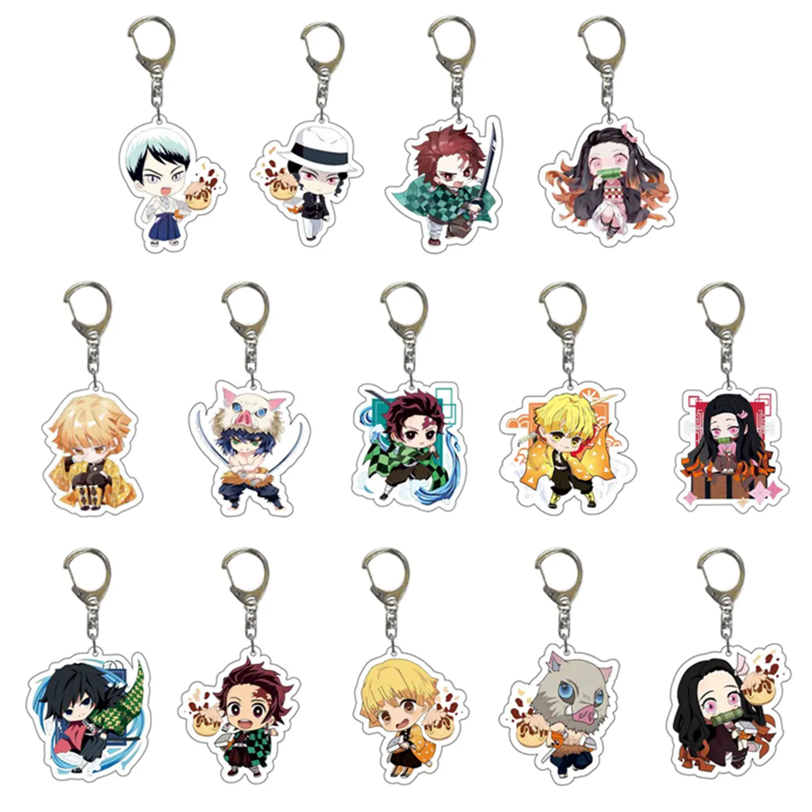 Брелок для ключей в стиле аниме рассекающий демонов | Украшения и аксессуары