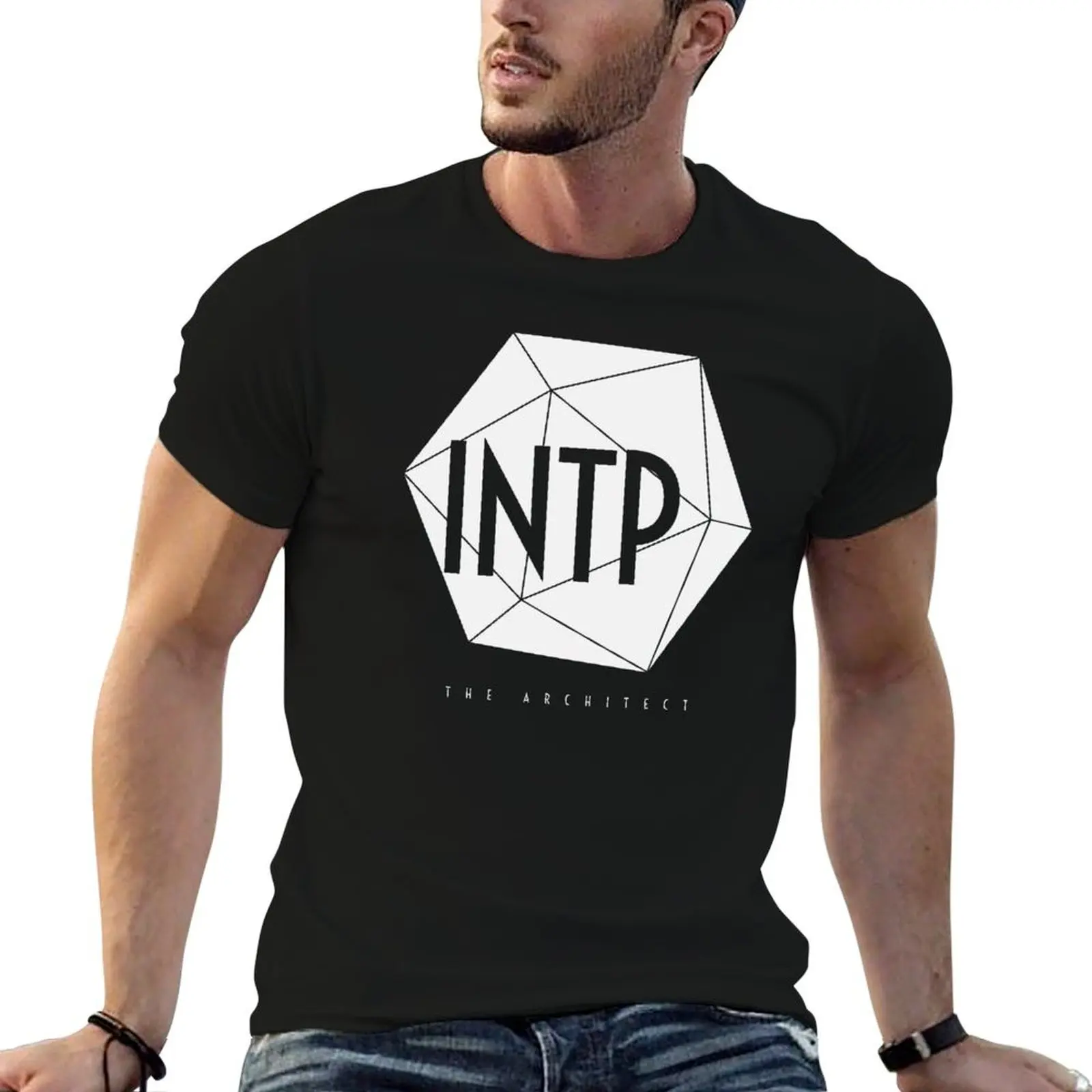 Фото Футболка INTP The Architect - MBTI Type, модная простая повседневная футболка №1
