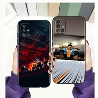 formula 1 f1 car phone case cover for samsung a13 a22 a32 a52 a72 a51 a71 a21s a31 a41 5g silicone shockproof luxury shell coque