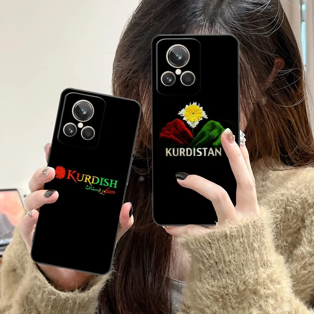 Чехол для мобильного телефона с флагом Курдистастана Realme GT 2 9i 8i 7i Pro X50 X2 C35 C21 C20 C11 C3