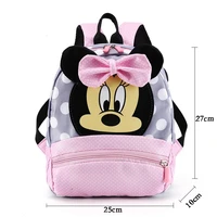 2022 new mickey fashion high quality children backpack minnie mouse classic kids backpack hot sales girls boys school babs