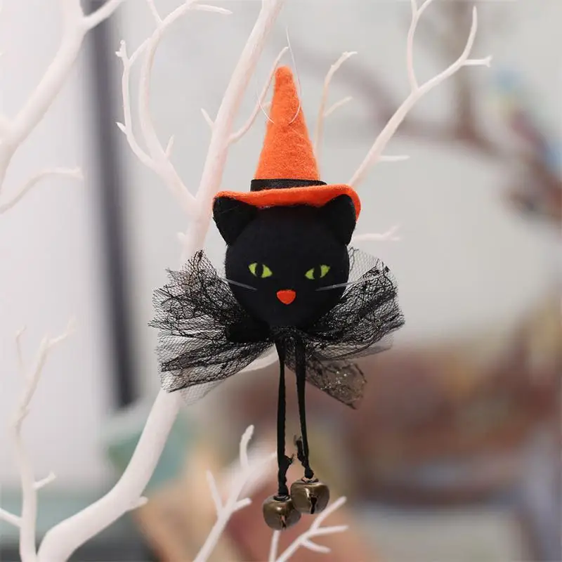 

Ghost Decoration Halloween Hanging Spooks Party Props Indoor Outdoor Witch Pendant Mini Ghost Black Cat Decor Supplies