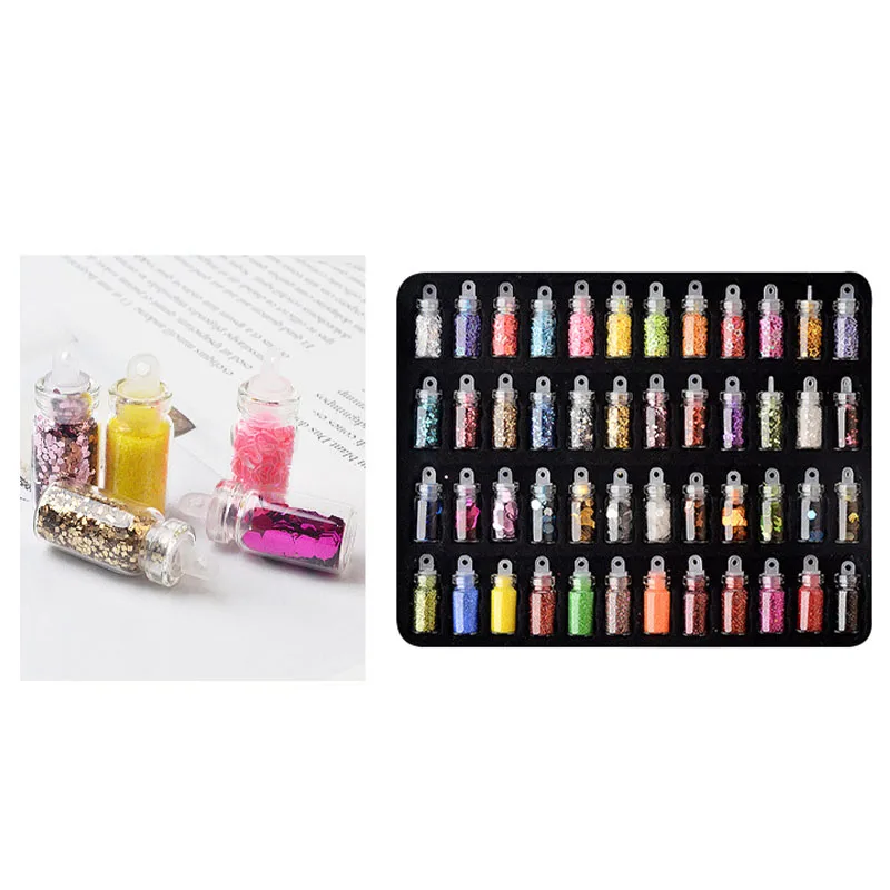 48 цветов/набор пластыри для ногтей