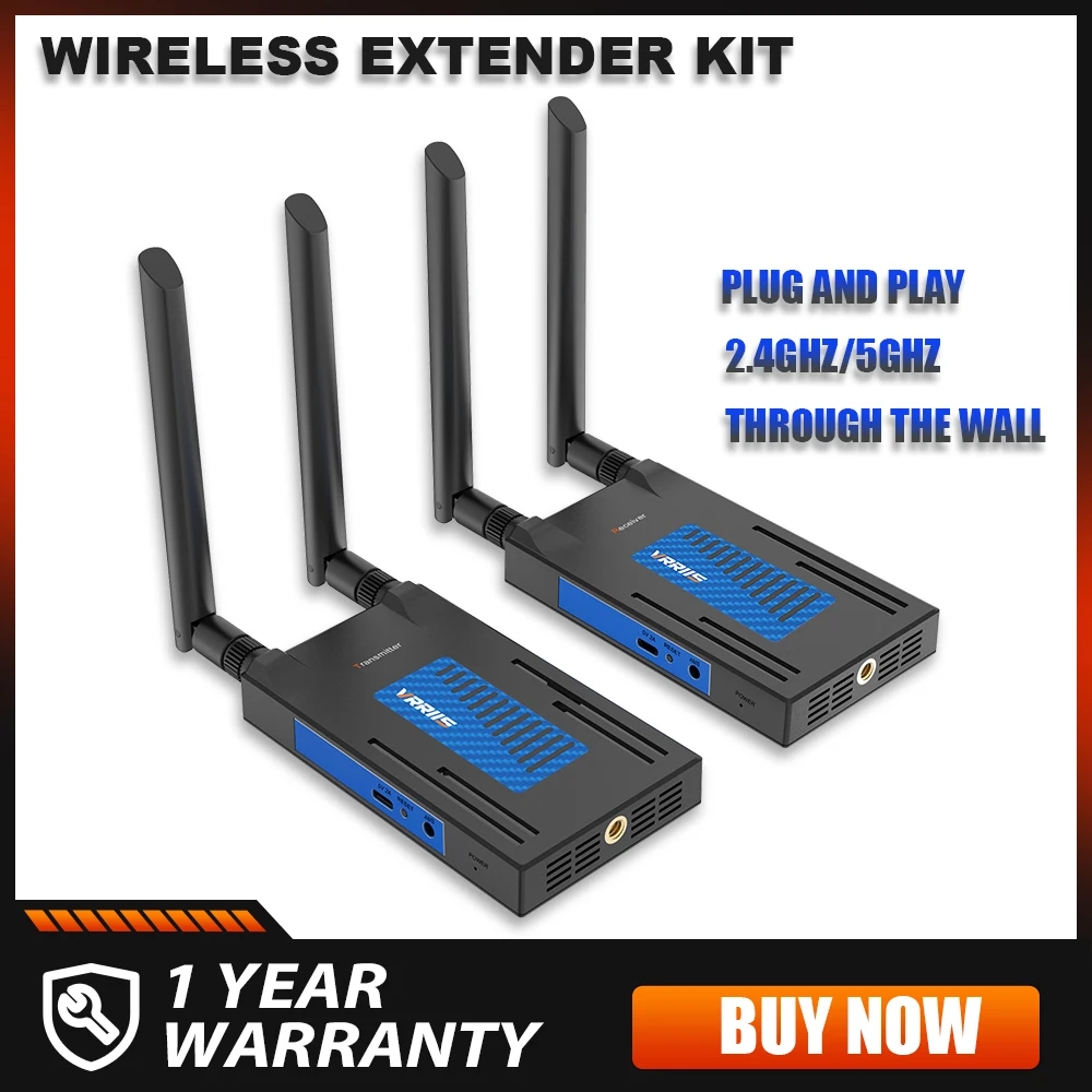 Комплект беспроводного удлинителя 1080P 5,8 ГГц беспроводной HDMI передатчик и приемник 250 м для STB DSLR ноутбука ПК монитора телевизора