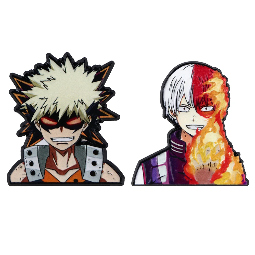 Японские Аниме крутые мужские броши для одежды манга эмалевые бриджи рюкзака