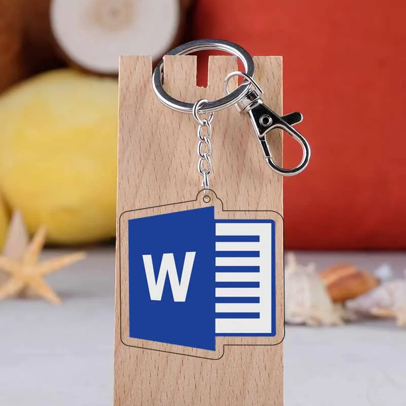 Программируемый брелок для ключей креативное программное обеспечение логотип