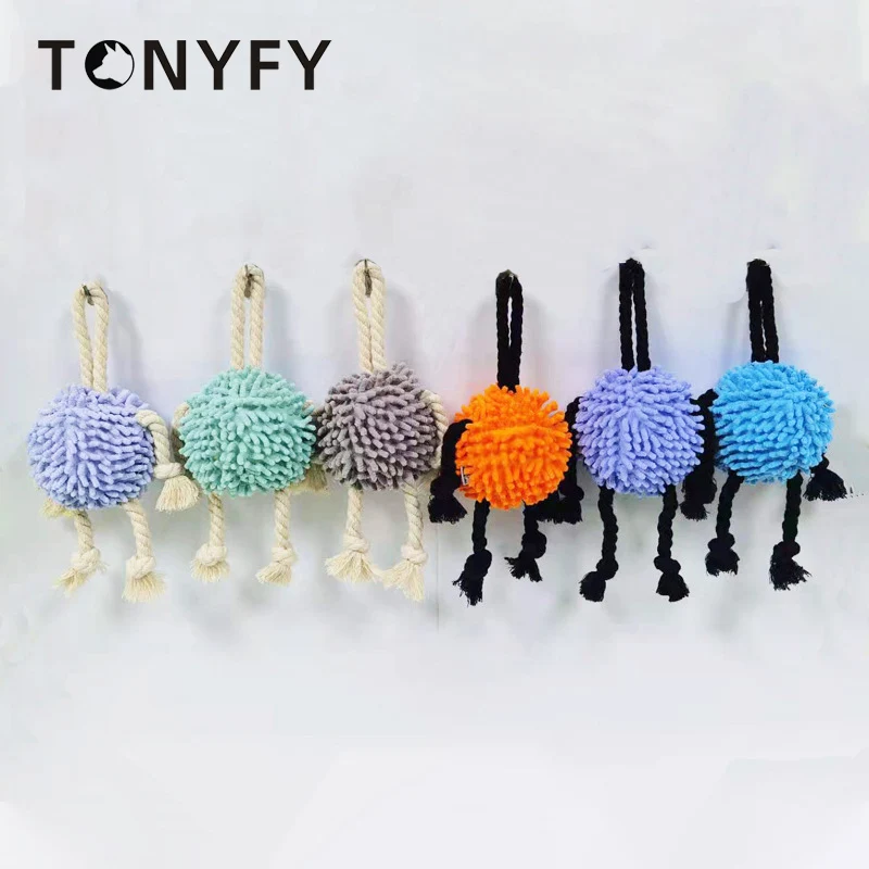 

Dog Sound Toy Stickman Shape Pet Molar Cotton Knot Chew Toy Doll Training Puppy Interactive Playing Relieve Boredom Pet Supplies