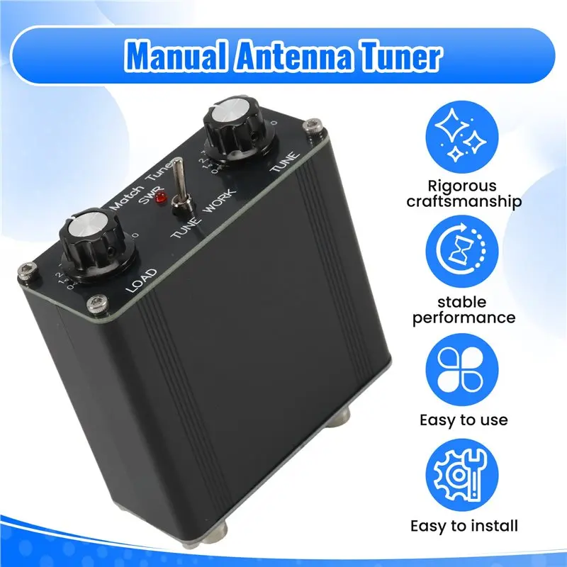 Фото Ручной антенный тюнер QRP Z-Match 5 Вт, 3-28 МГц, для радиолюбителей №5