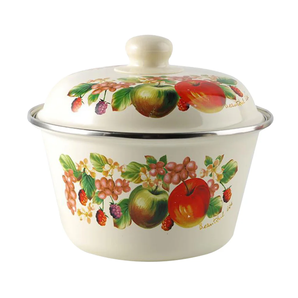 

Ceramic Dishesations For Ceremony Mixing Bowls Enamel Colorful Lard Holders Functional Storage Retro Pot Fruit Bowl Oil
