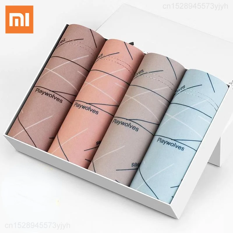 

Xiaomi Cotton Antibacterial Men's Underwear Breathable And Comfortable Boxer Students Trend Printing Men's boxer Shorts