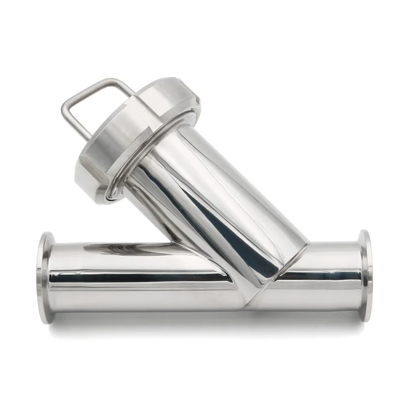 

Фильтр Y-типа 1 "1,5" 2" Санитарная нержавеющая сталь SS304 Tri Clamp 50,5 64 мм 100 сеток Фитинги для домашних пивоваренных труб