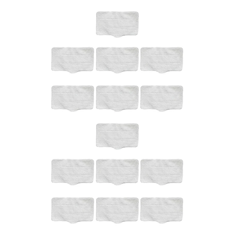 

14X Mop Cleaning Pads For Xiaomi Deerma ZQ100 ZQ600 ZQ610 Steam Vacuum Cleaner Mop Cloth Rag Replacement Accessories