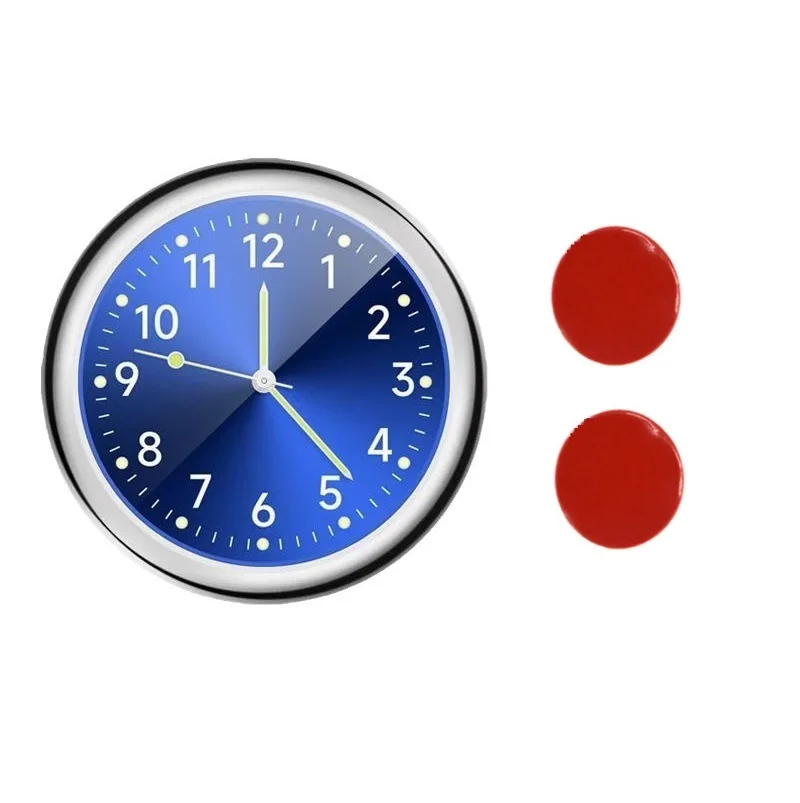 40 мм миниатюрные светящиеся автомобильные часы, водонепроницаемые электронные кварцевые часы, велосипедные мотоциклетные часы, автомобильные аксессуары в автомобиле