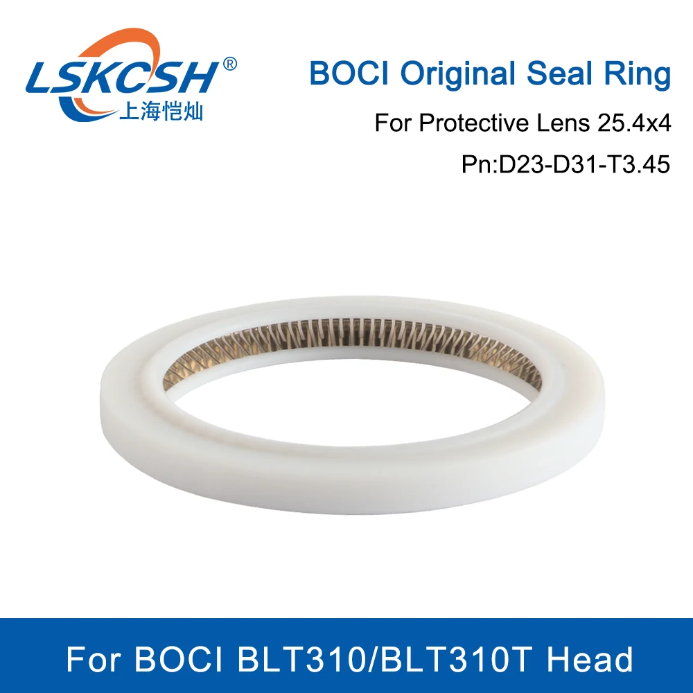 

LSKCSH BOCI оригинальное уплотнительное кольцо для лазера D23-D31-T3.45 для BOCI BLT310 BLT310T защитная линза для лазерной головки 25,4X4 мм уплотнительное кольцо для лазерной печати