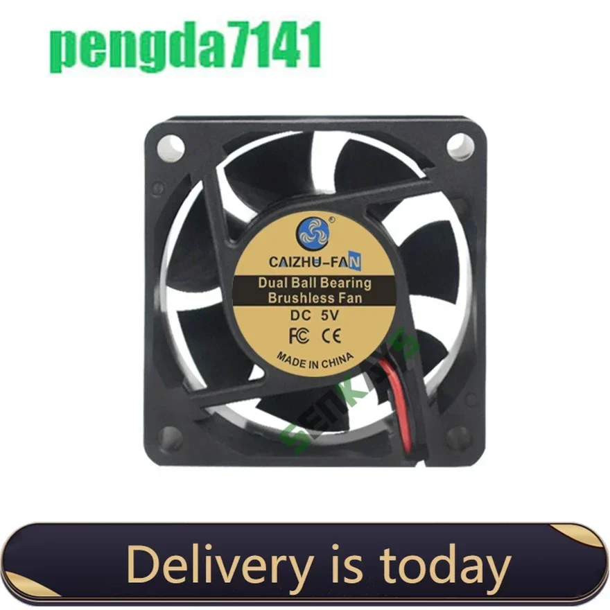 Двойной шарикоподшипник 60x60x25 мм 6025 DC 5 В 12 24 Вентилятор охлаждения компьютера 60x25