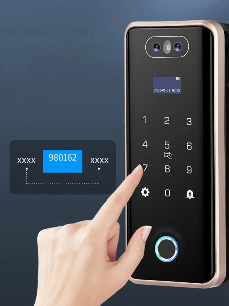 Металлический Смарт-дверной замок цифровой биометрический дверной для отеля и