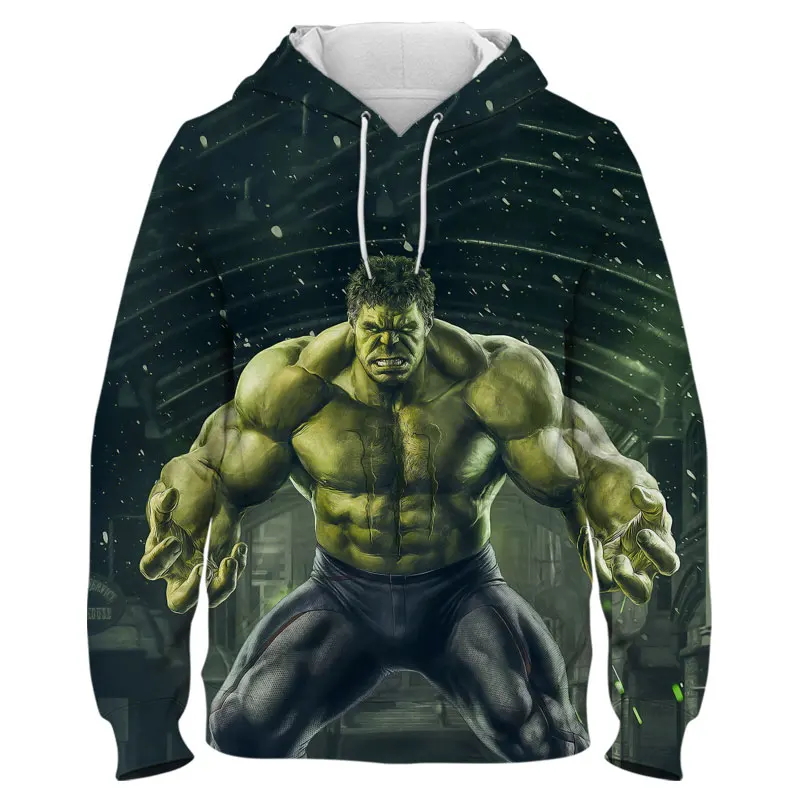 

Marvel Hulk 3D Print Cool Children Clothes Tops Spring Autumn Women Sweatshirts Long Sleeve Streetwear Men's Hoodie