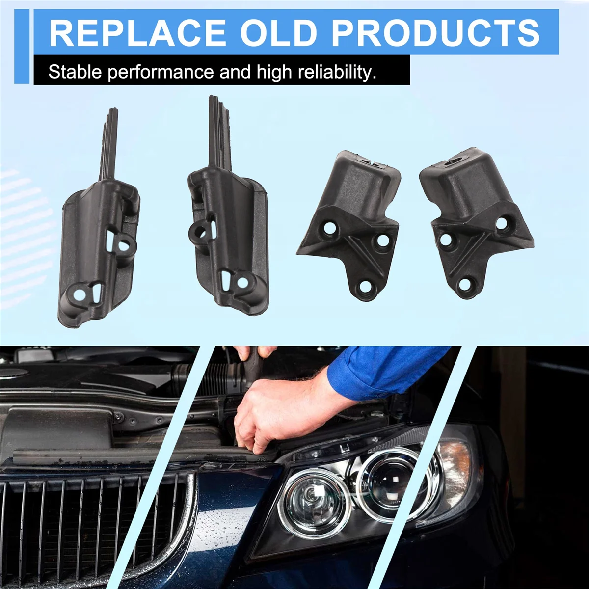 Комплекты кронштейнов для ремонта передних фар 63117348936 Для BMW Z4 Roadster E89 18i 20i 28i 35i