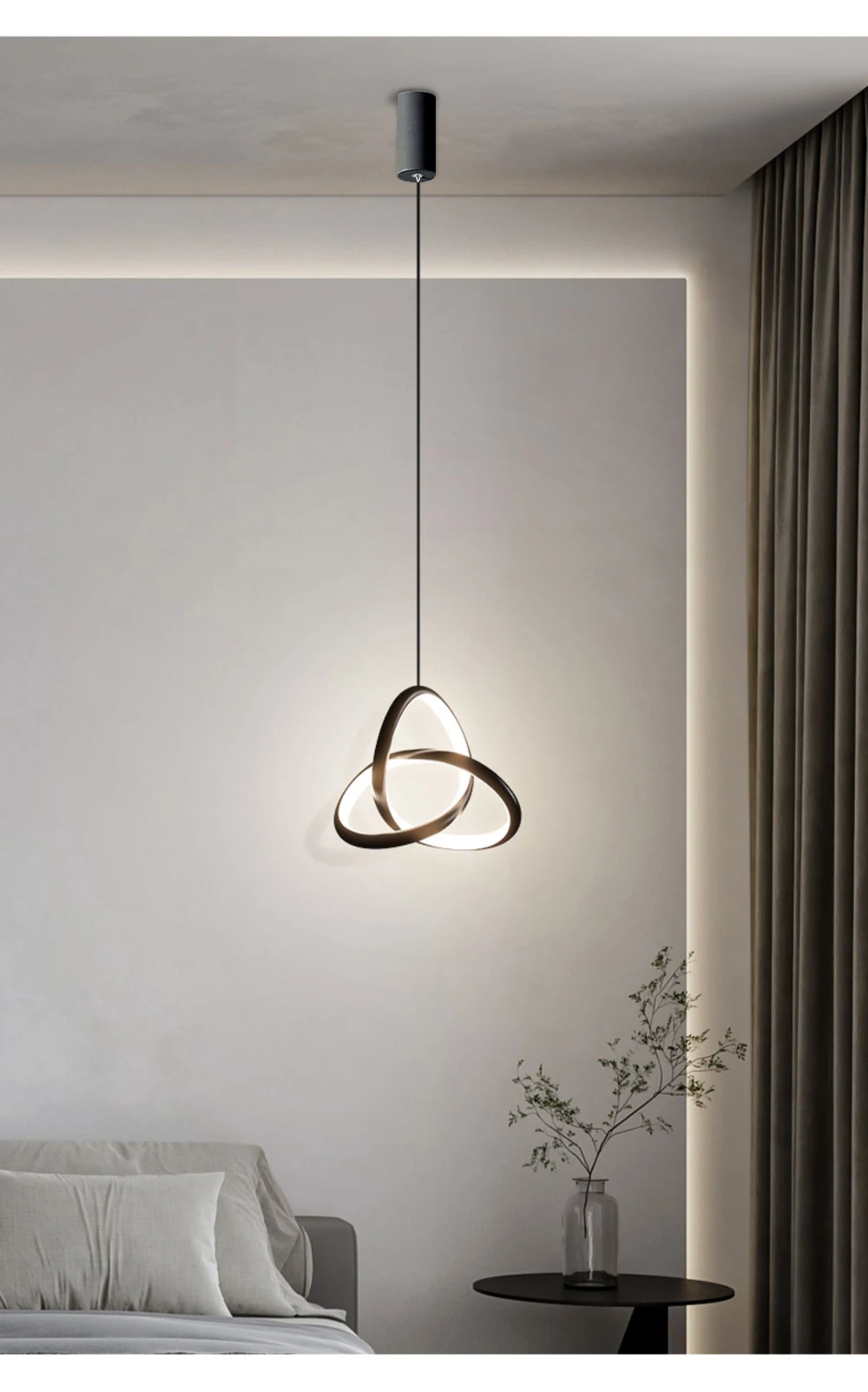

Modern LED Minimalist Pendant Light Modern Decor Art Designer Chandeliers For Bedroom Study Living Room Home Creative Lamp