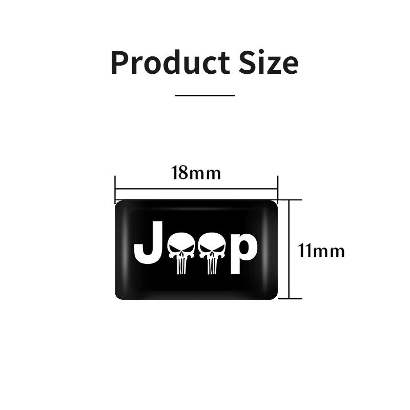 Автомобильные аксессуары квадратные персонализированные наклейки для Jeep Renegade