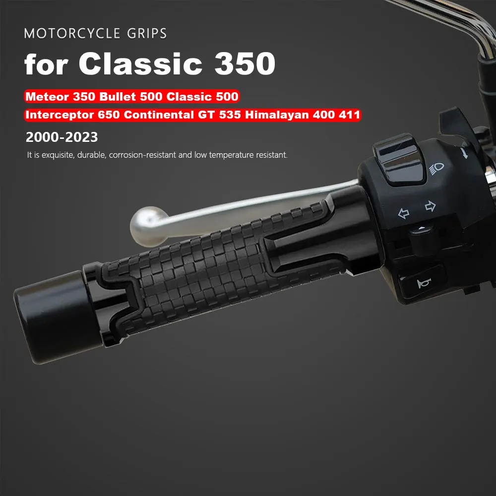 Motorcycle Handlebar Grips For Meteor/Bullet/Classic 350 500 Interceptor 650 Continental GT 535 Himalayan 400 411 2017-2021 2022