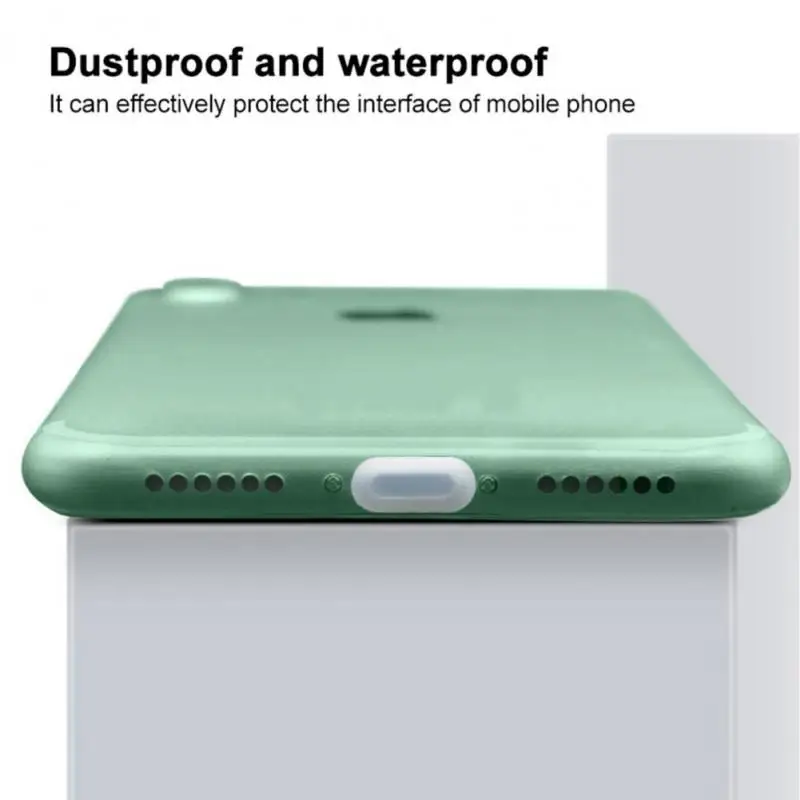 silicone phone dust plug charging port rubber plug dustproof cover cap for iphone 13 pro max 12 11 x xs 8 for airpods accessorie free global shipping
