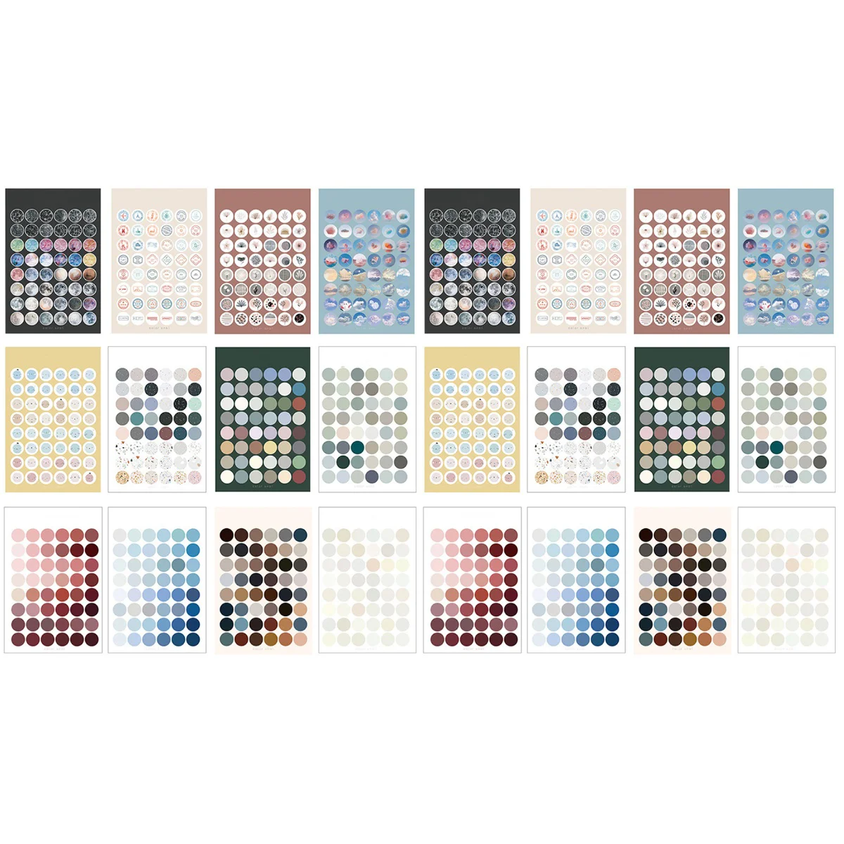 

Стикеры s, Стикеры для творчества, декоративный точечный конверт, радужная детская Круглая этикетка, клейкие фотоальбомы, школьные подарки, ...