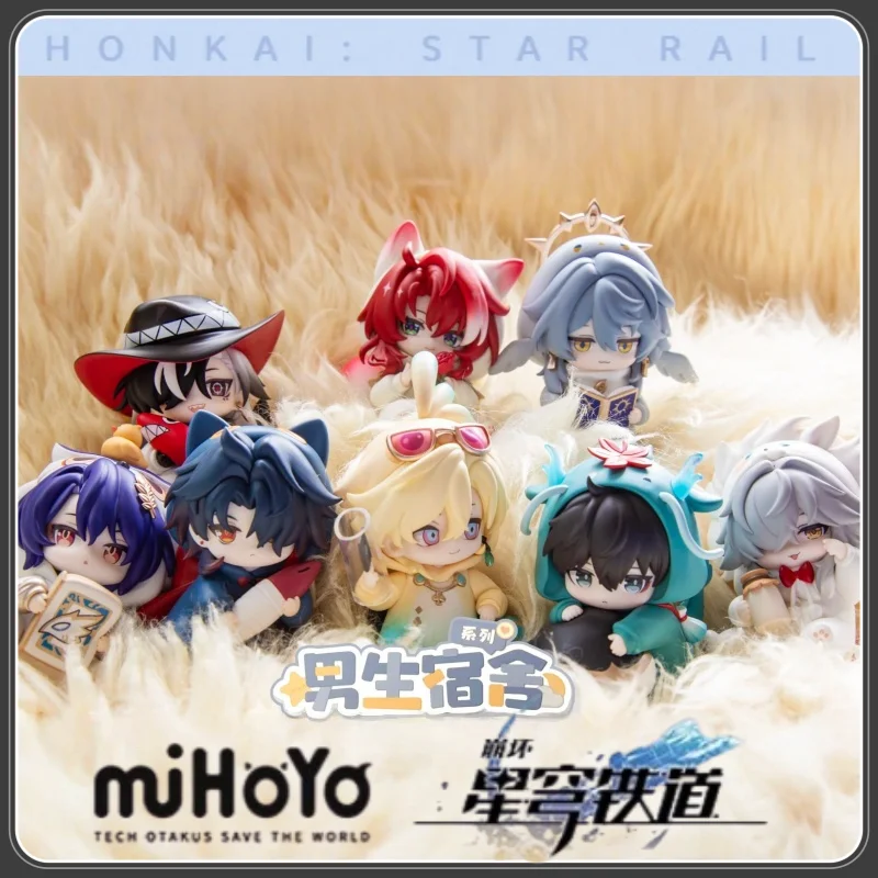 Фото Новая коллекционная мини-фигурка-сюрприз Honkai Star Rail 2026: Чиби-версия персонажей Дань Хэн, Блейд, Авантюрин. Декор для стола, подарок, игровой мерч. №1