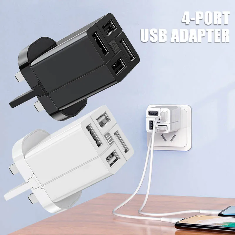 

USB-адаптер 4 в 1 для быстрой зарядки телефонов Samsung и планшетов