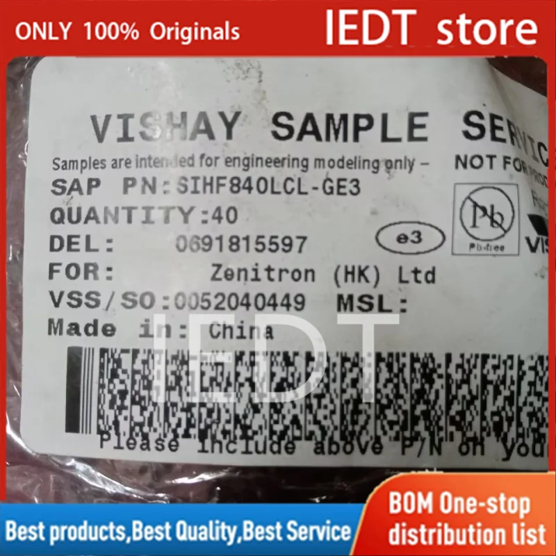 

10PCS /LOT SIHF840LCL-GE3 100% new and original