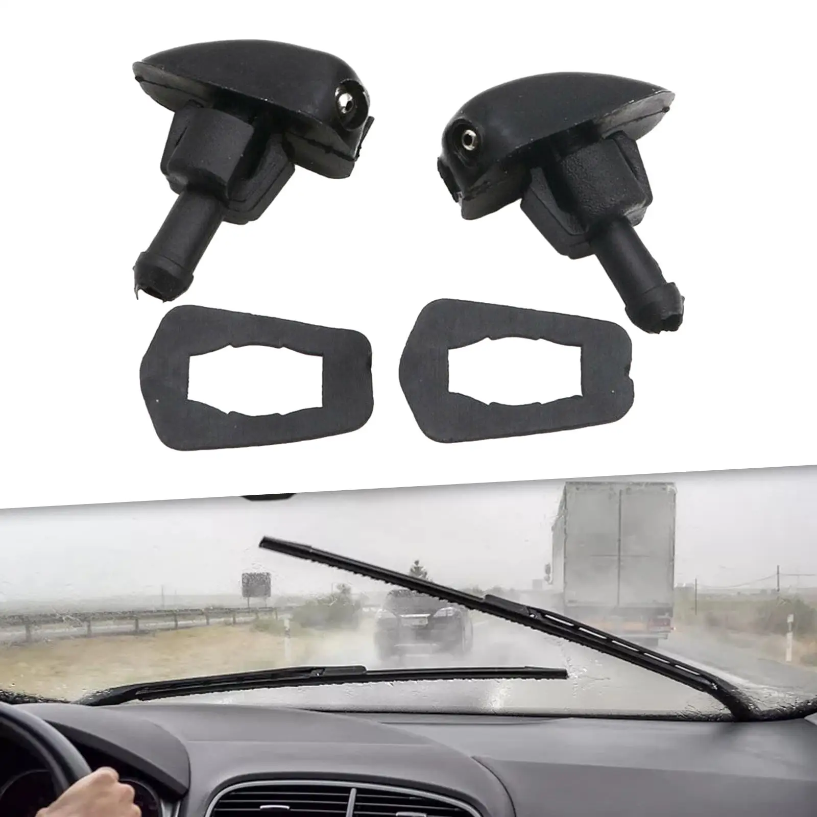 

Универсальная форсунка омывателя лобового стекла для автомобилей и грузовиков, сменная распылительная насадка для стеклоомывателя