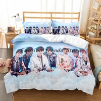 dropshipping bedding sets duvet cover 1 pillowcase single christmas gift for kids boy gifts korean star boy gift winge