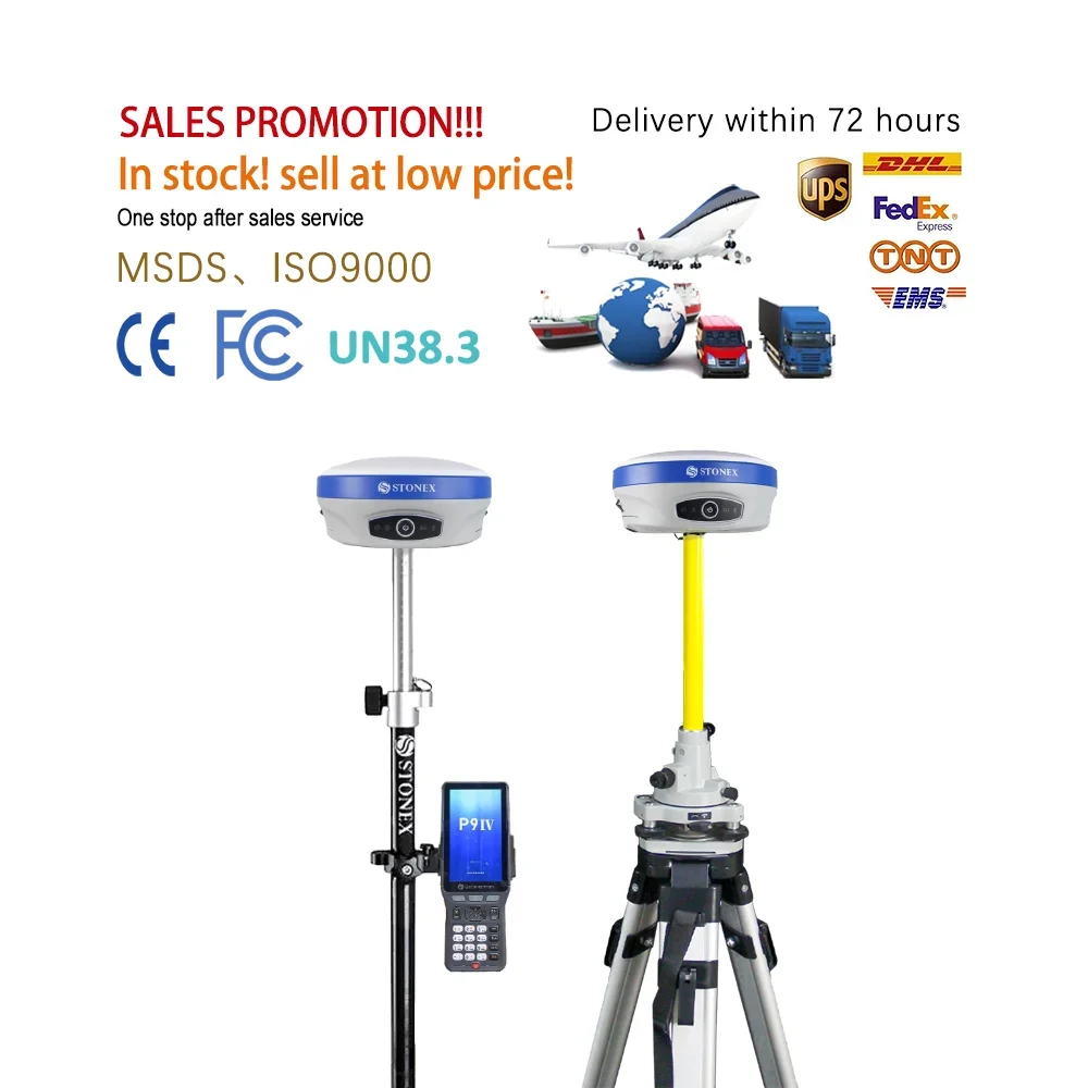 Stonex S900A/S9II/S900+ Land Survey Meter Оборудование для серфинга Gps Gnss RTK с функцией Google
