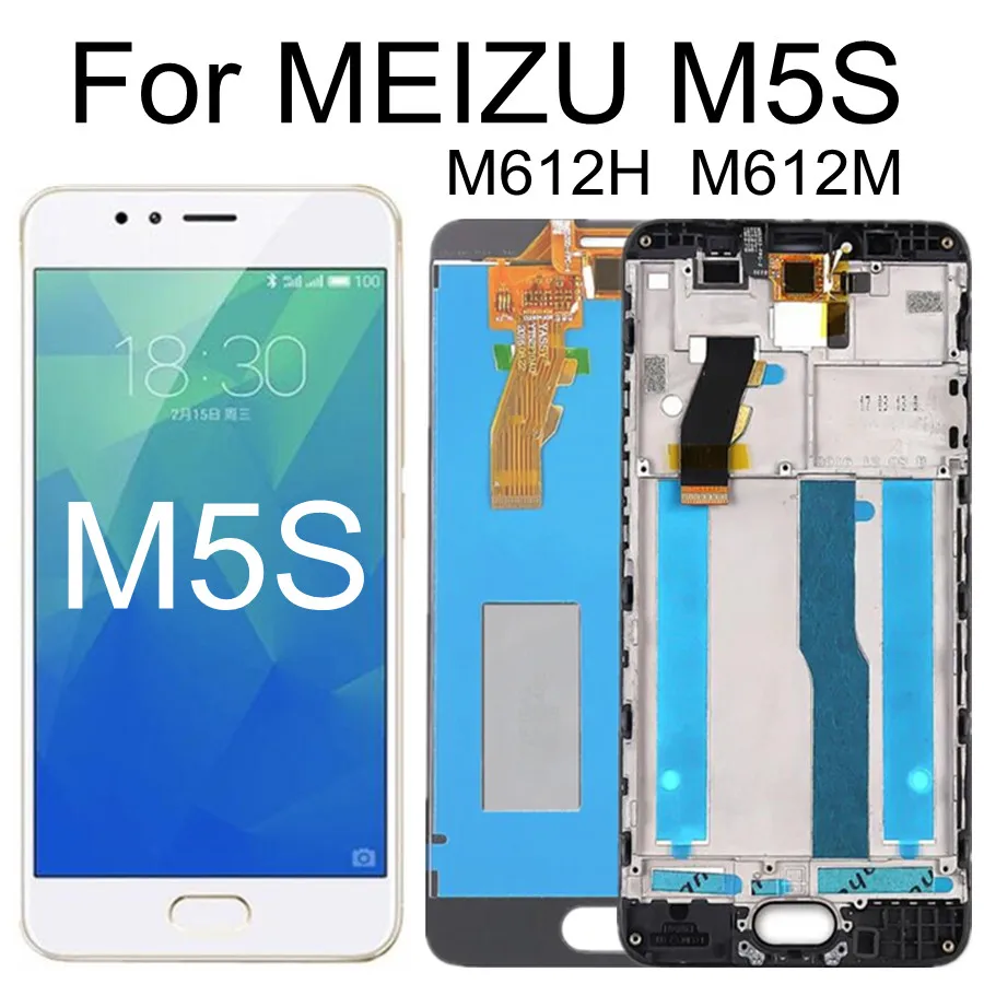 ЖК-дисплей 5 2 дюйма для Meizu M5s / Meilan 5s M612Q M612M + аксессуары замены | Мобильные телефоны
