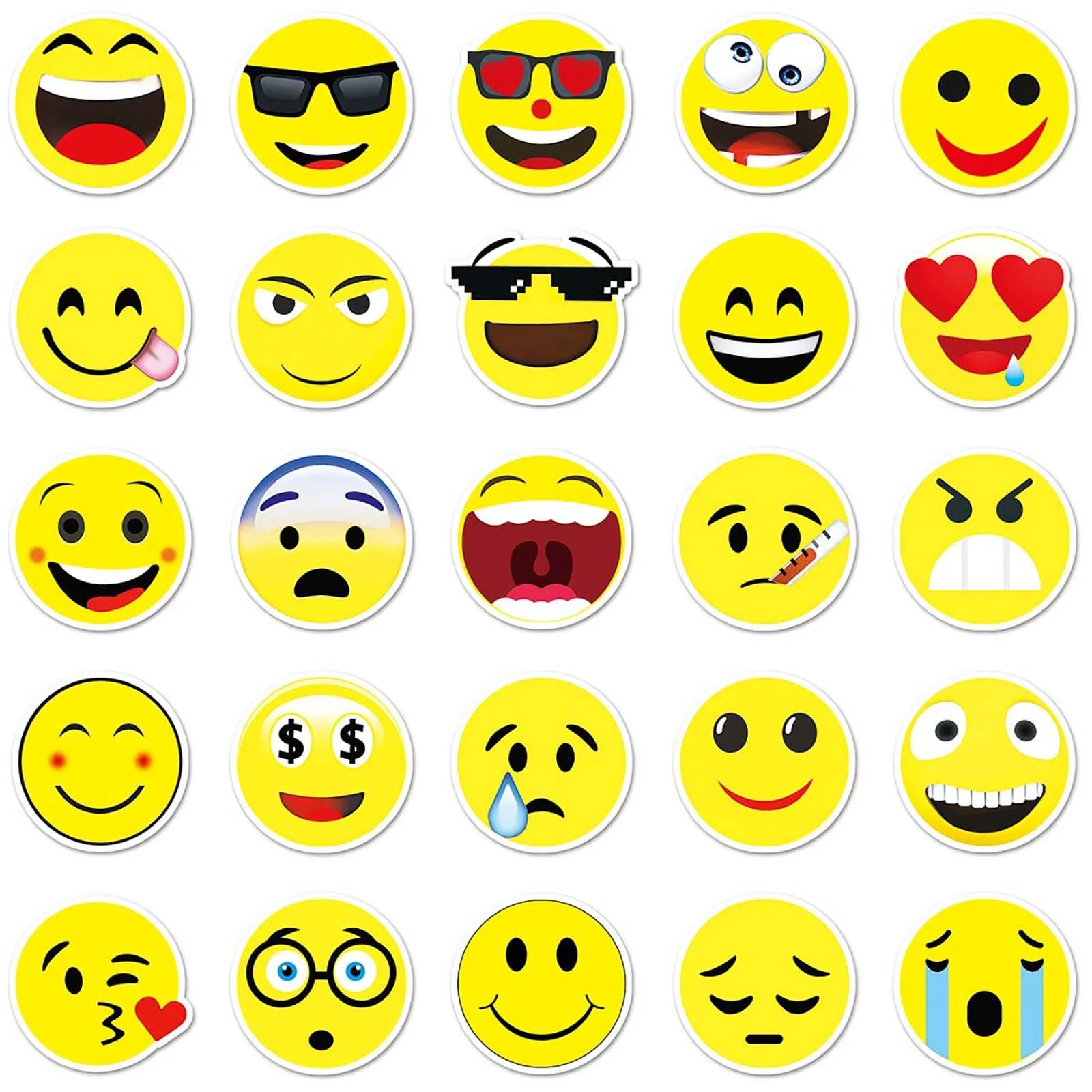 50 водонепроницаемых неповторяющихся милых чемоданов с улыбающимися мультяшками