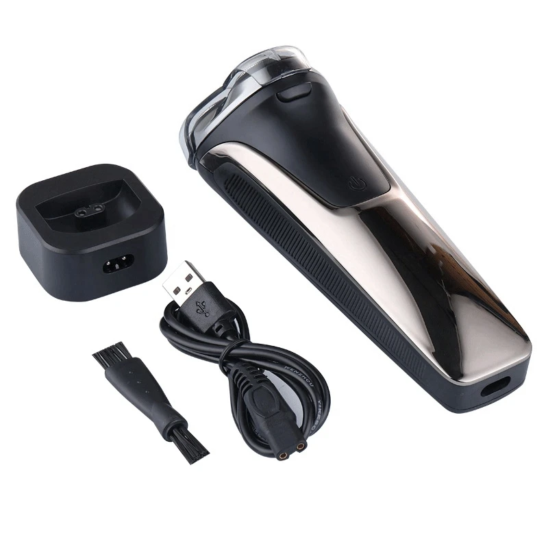 

Electric Shaver 3D Triple Blade Floating Razor Shaving Machine Power Display Washable USB Rechargeable Beard Trimmer