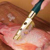 scaler scale fish cleaning scales remover scaling peeler brushes seafood tools gadgets chef scraper skinners kitchen accessory