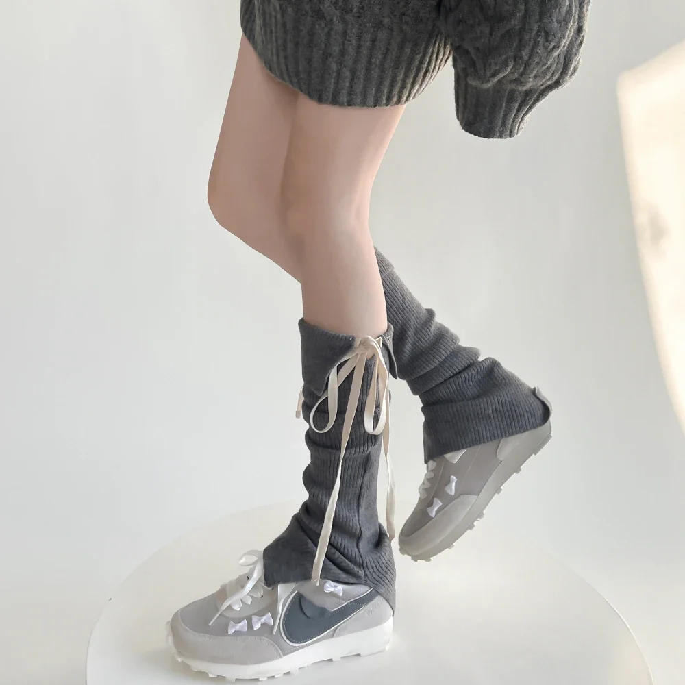 Женские гетры в балетном стиле милые бандажные Длинные носки с бантом для