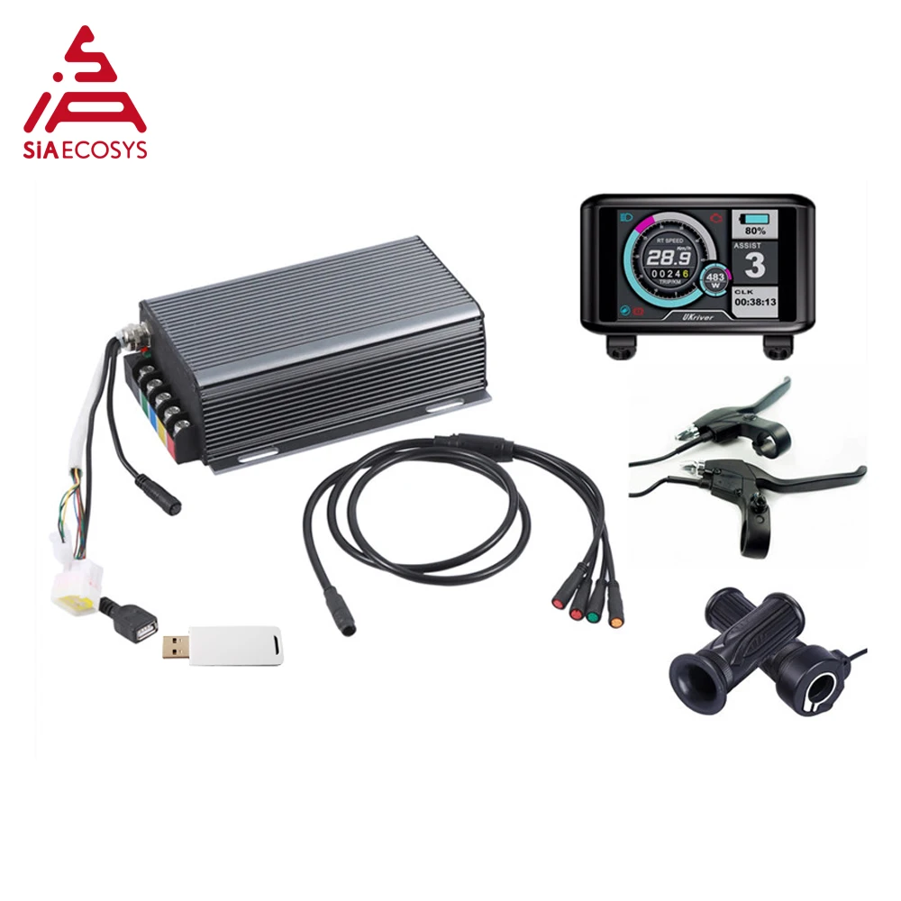

Hot Sale TFT UKC1 Display with 14KW Motor Electric Bike Controller Sine Wave System Bluetooth Adapter Included