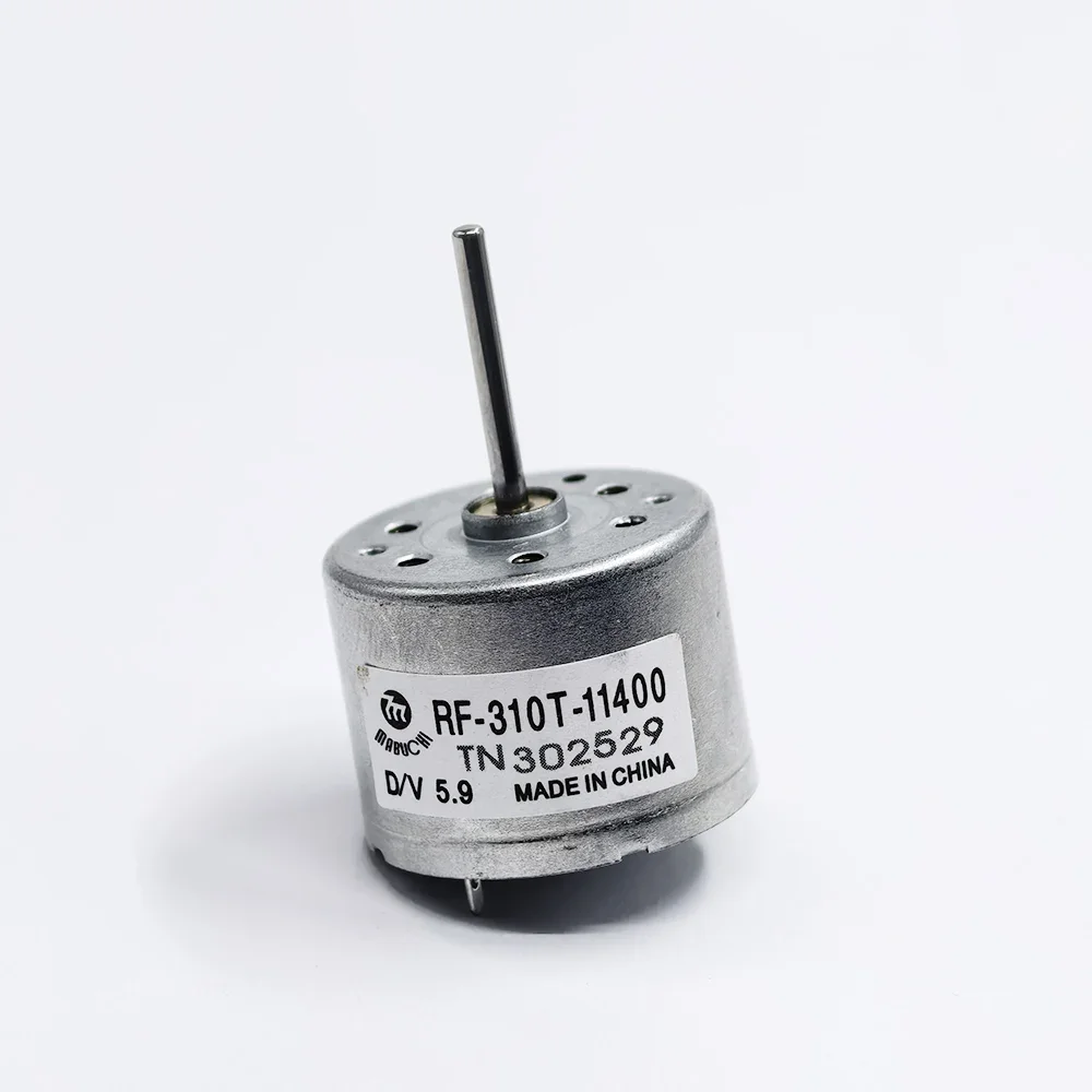 RF-310T-11400 D/V 5.9 Micro 24 мм 310 Двигатель постоянного тока 3 В 5 В 6 В Мини-круглый двигатель шпинделя 17 мм Длинный вал для аудио CD DVD-плеер Игрушка