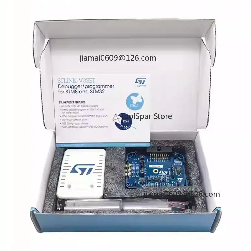 Фото Программатор-дебаутировщик STM8 STM32, инструмент эмуляции JTAG SWD для прошивки встроенных систем. №5