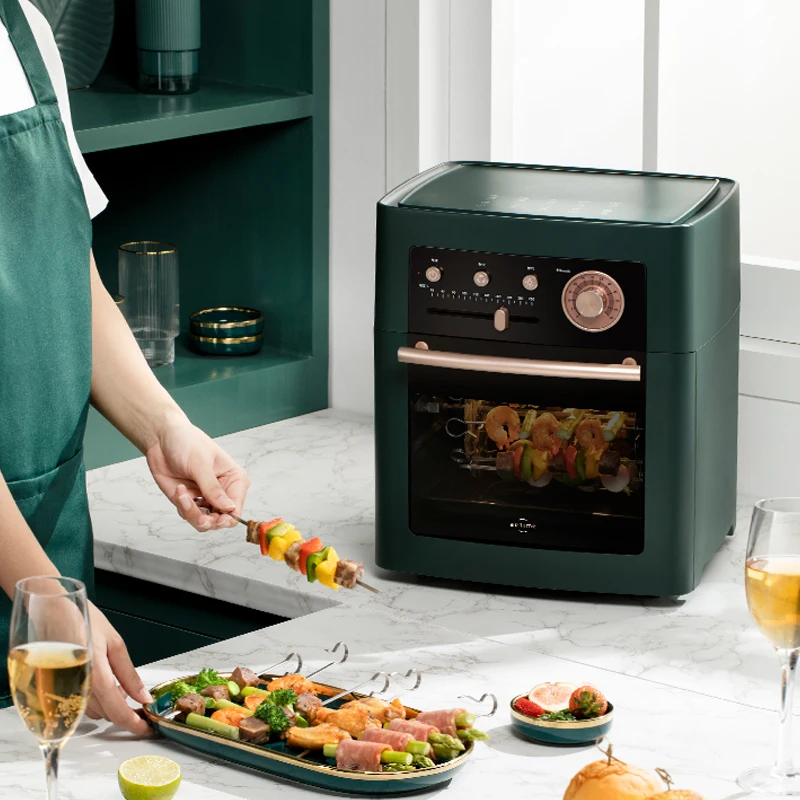

Home Kitchen Air Fryer Oven Stainless Steel Air Fryer Oven 12L Multifunctional Air Fryer Oven