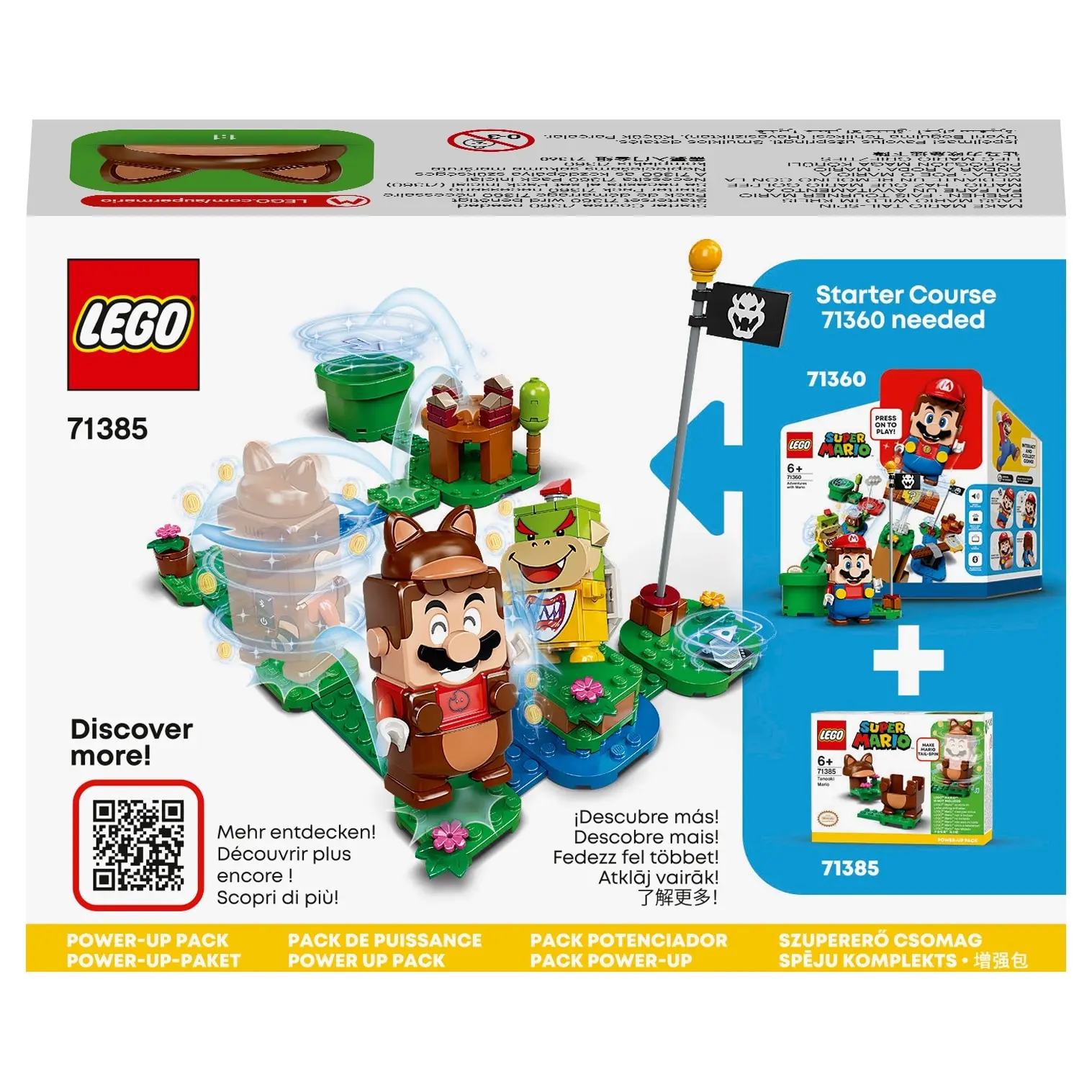 Конструктор LEGO Super Mario 71385 Набор усилений Марио Тануки | Игрушки и хобби